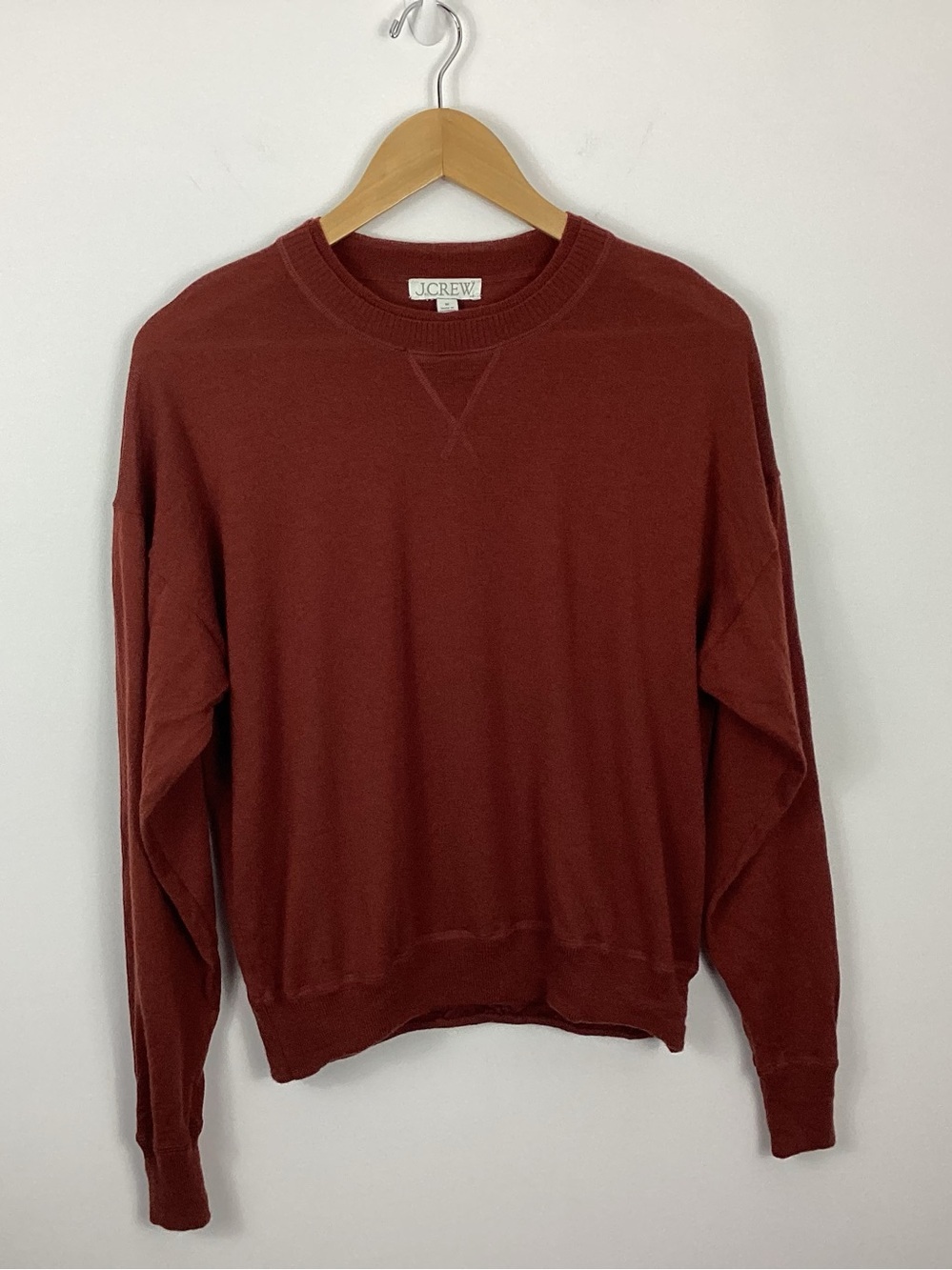 J. Crew Oversized Crewneck Sweatshirt In Merino Wool Size Medium